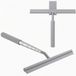 Sealskin Senso - Telescopische Douchewisser - Raamwisser - Lichtgrijs
