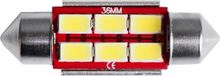 Simoni Racing Festoon 6-LED 36mm Lampen 'Canbus No-Polarity' - Wit - Set à 2 stuks