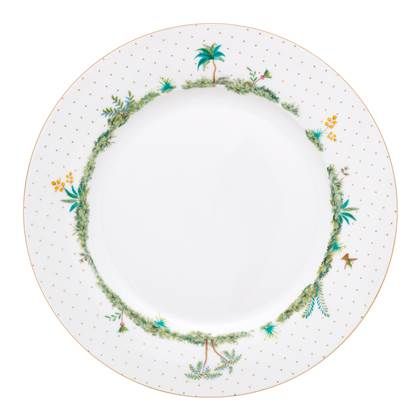 PIP studio Plate Jolie Dots Gold 26.5cm - Porselein - Wit, Multicolor