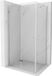 Mexen Lima cabine de douche pliable 75 x 70 cm, transparent, chrome