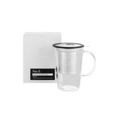 Whittard of Chelsea Black Glass Pao mok met filter, 400 ml
