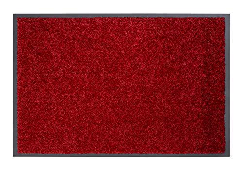 Carpido Clara deurmat, polypropyleen, rood, 80 x 60 x 0,9 cm