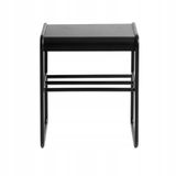 MUUBS Tabouret Copenhagen Noir Zwart Metalen Kan - Siège moderne kruk