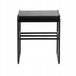 MUUBS Tabouret Copenhagen Noir Zwart Metalen Kan - Siège moderne kruk