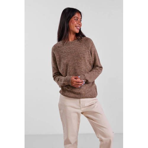 PIECES PCJULIANA Recycled Polyester Sweater - Beige