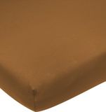 Meyco Home Uni hoeslaken tweepersoons - camel - 180x200cm