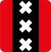 Bellatio Decorations Stad Amsterdam logo onderzetters / bierviltjes - 15x stuks - van karton - feestartikelen - thema