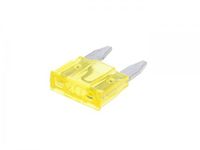 Vicma 8430525147126 mini zekering platte steekzekering, 11,1 mm, 20 A, geel