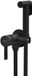 Sapho Iconic - Robinet de bidet encastré avec douche, avec partie encastrée, noir mat AF040B