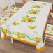 PETTI Artigiani Italiani - Tafelkleed, vlekbestendig, rechthoekig, voor keuken, patroon, gemengde vruchten, 01 x 12 zitplaatsen (140 x 240 cm), 100% Made in Italy