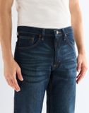 Wrangler Regular Fit Blackened Indigo Straight Fit Jeans Heren W30 x L32
