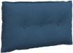 vidaXL Rugkussen Blauw 80 x 19 x 50 cm Stof