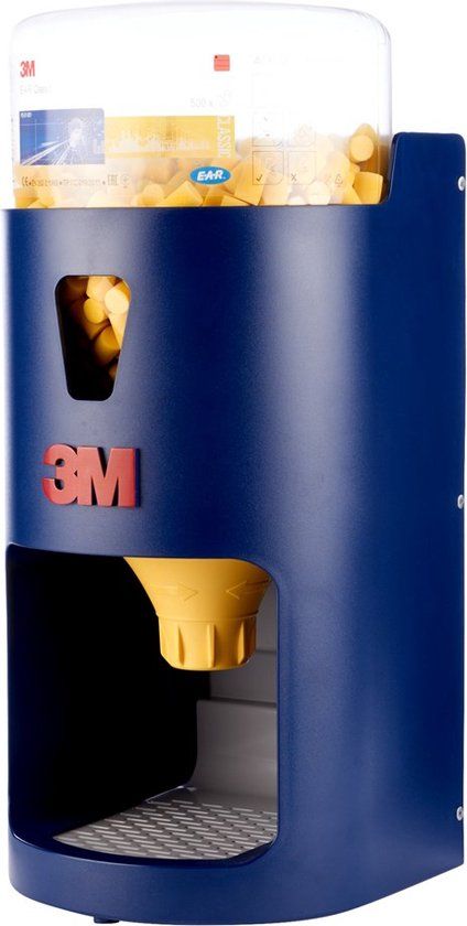 3M One Touch Pro Oordoppen Dispenser - Blauw - Kunststof - Wegwerp - 1 stuk(s)