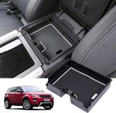 DIYUCAR Zwarte Armsteun Opbergdoos Plastic Telefoon Organizer Lade Met Antislip Mat Compatibel Met Range Rover Evoque 2012-2018