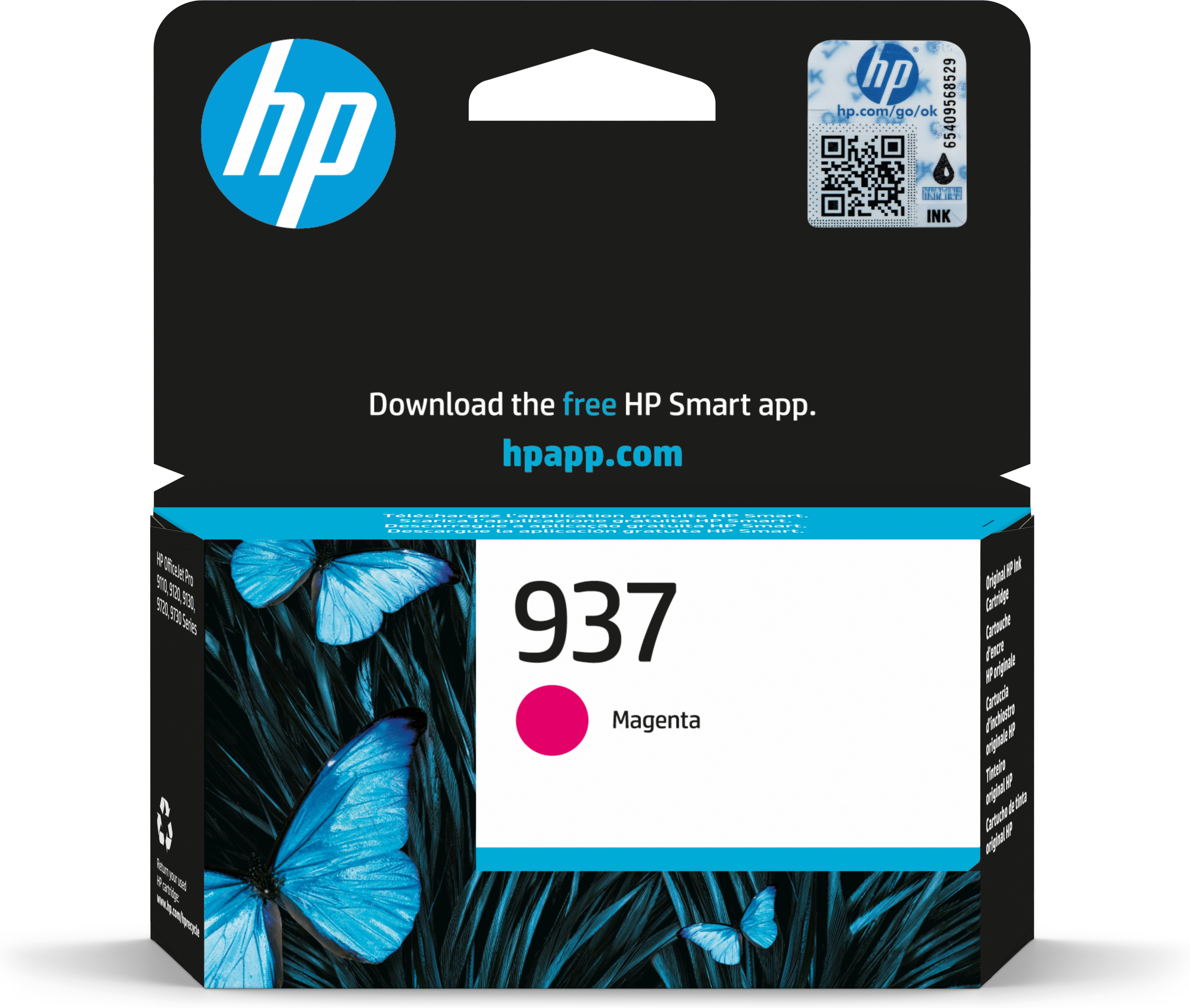 HP 937 originele magenta inktcartridge