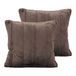 Paoletti Empress Twin Pack Polyester gevulde kussens, Taupe