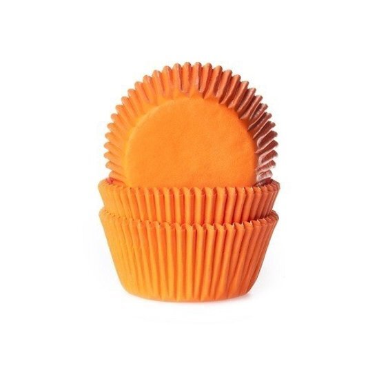 House of Marie Cupcake Cups Oranje 50x33mm. 50st