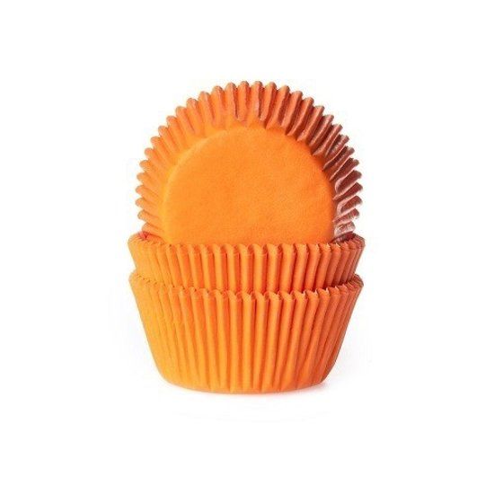 House of Marie Cupcake Cups Oranje 50x33mm - 50st