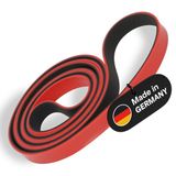 Deuser Originele weerstandsband, gymnastiekband van natuurlijk rubber, veganistisch, antislip, in Duitsland gemaakte fitnessbanden voor krachttraining, fitness, yoga