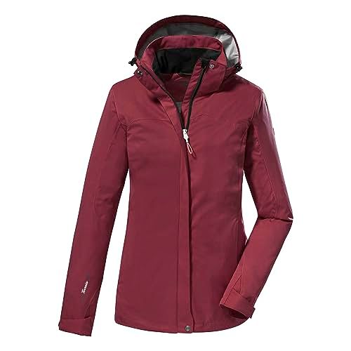 killtec Dames Functioneel jack/outdoorjack KOS 133 WMN JCKT - wine red - Maat 48