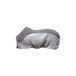 HKM Comfort Vliegendeken met fleece Grijs/Natuurlijk/Blauw 195