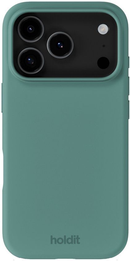 Holdit Silicone Case geschikt voor Apple iPhone 17 Pro - Moss Green
