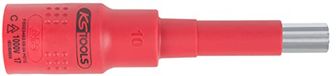 KS TOOLS 3/8" Isolierte Bit-Stecknuss Vielzahn, M10, isoliert (118.3894)