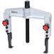 KS Tools 620.0065 Universele snelspantrekker 2-armig met extreem slanke en verlengde haken, 25-130 mm, 120 mm, 2,5 t