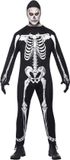 Smiffys Skeleton Jumpsuit Costume Zwart M