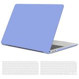 TECOOL MacBook Air 13 inch Case 2020 2019 2018 (Model: A2337 M1 / A2179 / A1932), Hard Shell Beschermhoes Geval Hoes Mouw en EU Toetsenbord Cover voor Apple MacBook Air 13.3 Touch ID - Serenity Blue