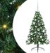 vidaXL - Plastique - Pré-éclairé - Sapin de Noël - avec - 150 - LED - Vert - 120 - cm - PVC