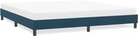 vidaXL Bedframe zonder matras, fluweel, donkerblauw, 180x210 cm