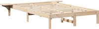 vidaXL Bedframe Naturel 140 x 190 cm Massief Grenenhout