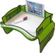 Wan GmbH Table à langer pour enfants - table à genoux pour voiture - table de jeu pour siège arrière avion train - surface lavable - vert