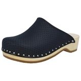 Berkemann Standard-Toeffler Dames en Heren Clogs Donkerblauw Leer Maat 45 1/3