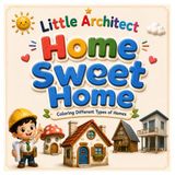 Little Architect HOME SWEET HOME: Coloring Different Types Of Homes