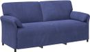 vidaXL 3-Zits Sofa Politieblauw Fluweel 198 x 83 x 95 cm