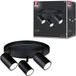 Paulmann Spotlight Zyli IP44 GU10 230V max. 3x10W dimbaar Zwart mat
