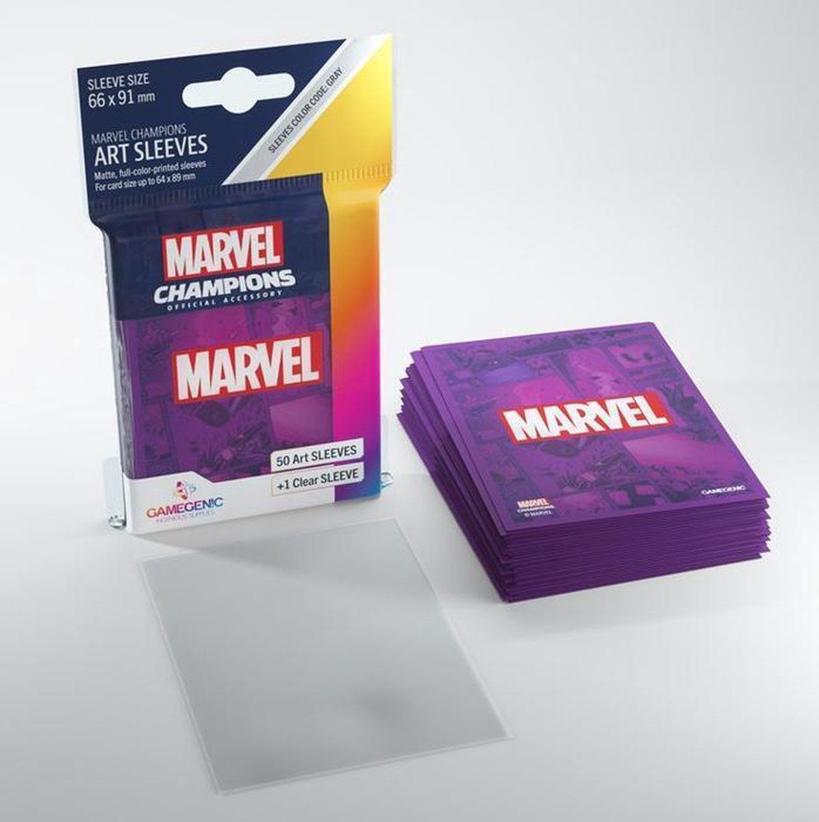 GameGenic Marvel Purple Art Sleeves - 4251715409794