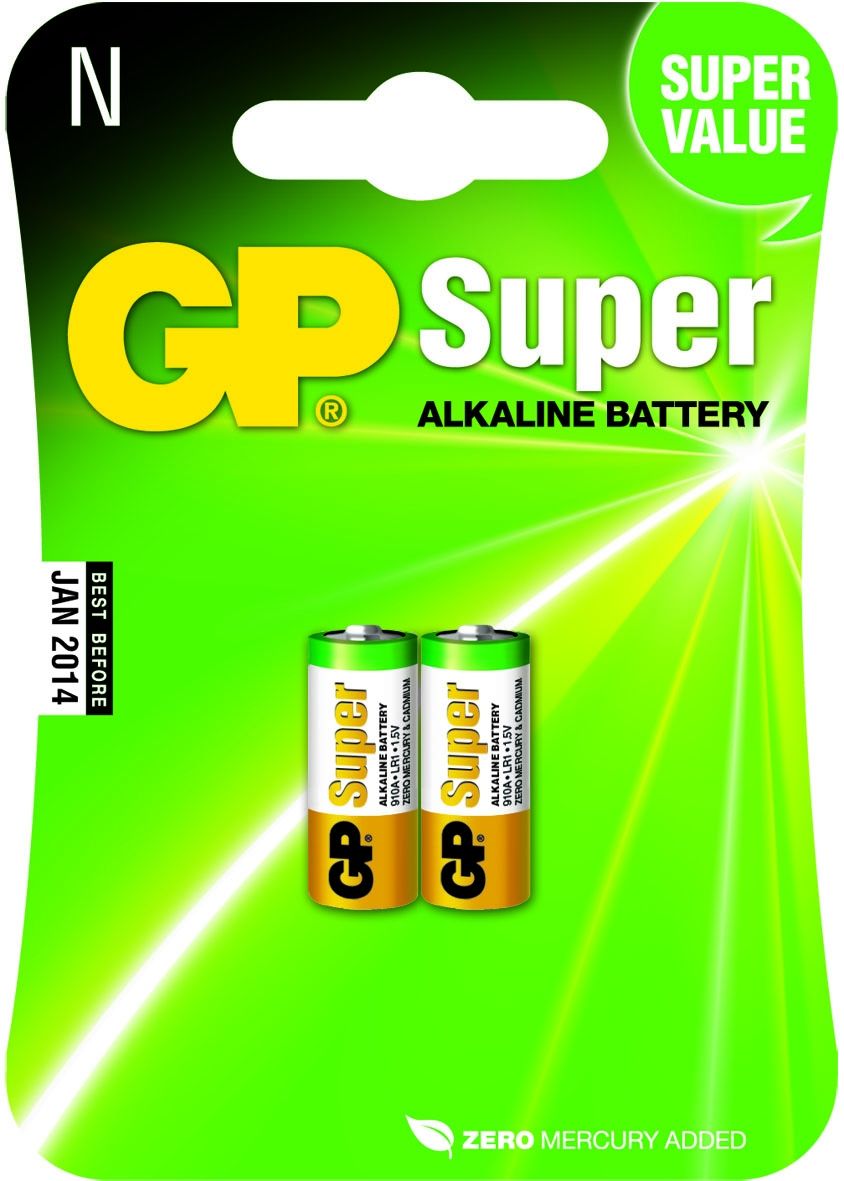 GP Batteries Super Alkaline N Wegwerpbatterij - 2 stuks