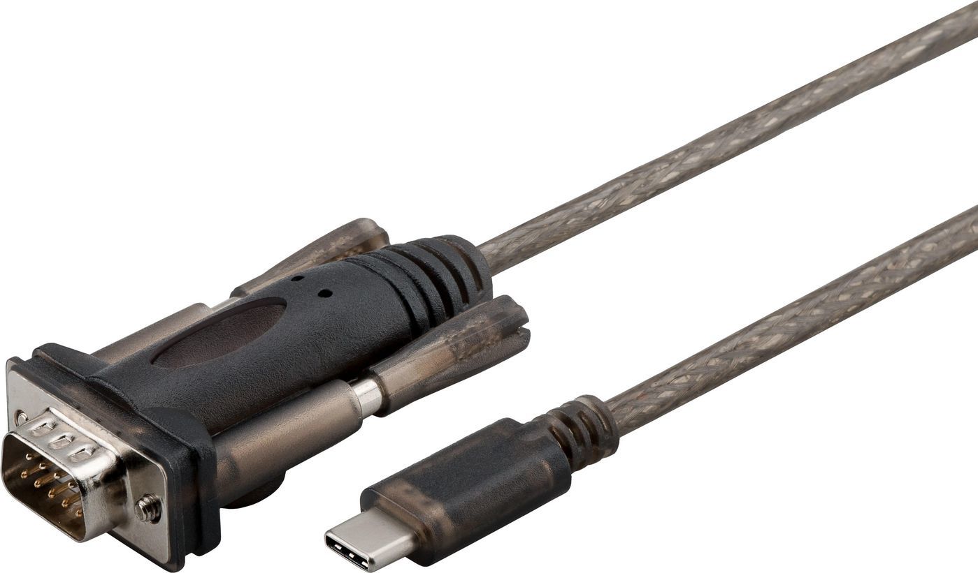 Microconnect USB3.1CRS232 seriële kabel Zwart 1,5 m USB Type-C