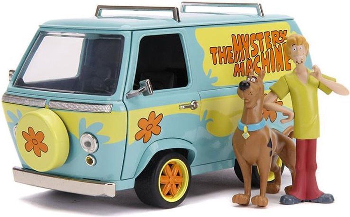 Jada Toys 1:24 Diecast Mystery Machine With Scooby - Blauw - 2022