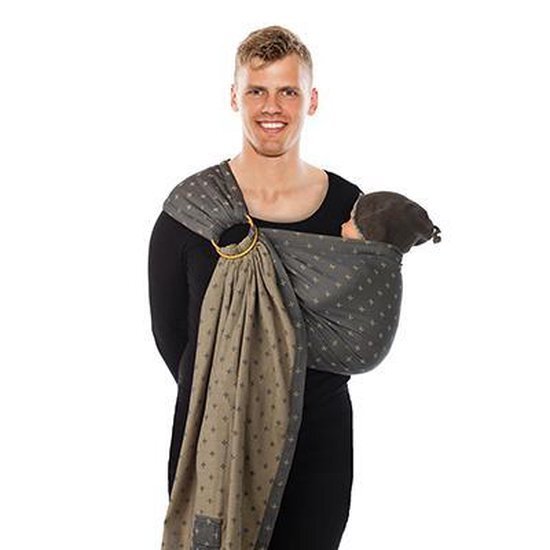 Babylonia BB SLING Draagdoek Baby - One Size - Grey Plus Grey