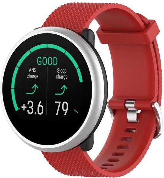 Horlogebandje voor Polar Ignite - Rood - Siliconen