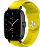 Strap-it Amazfit GTS 2 sport band - geel