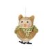 Décoration de Noël : Hibou avec pull, feutre