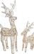 LOBERON Lot de 2 animaux LED Lovili champagne
