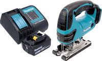 Makita DJV 180 ST1X accu-decoupeerzaag 18 V 135 mm + 1x accu 5,0 Ah + oplader