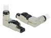 Delock RJ45 Plug field assembly Cat.6A metal angled