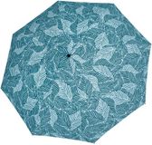 doppler Nature Long AC Printed Pattern Calm Leaves petrol paraplu